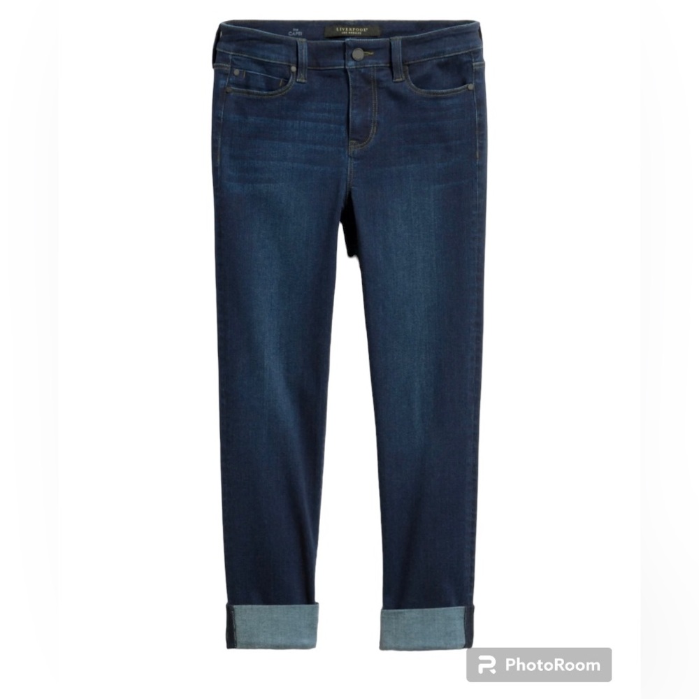 Liverpool Los Angeles Charlie Cropped Jeans Sz 12/31